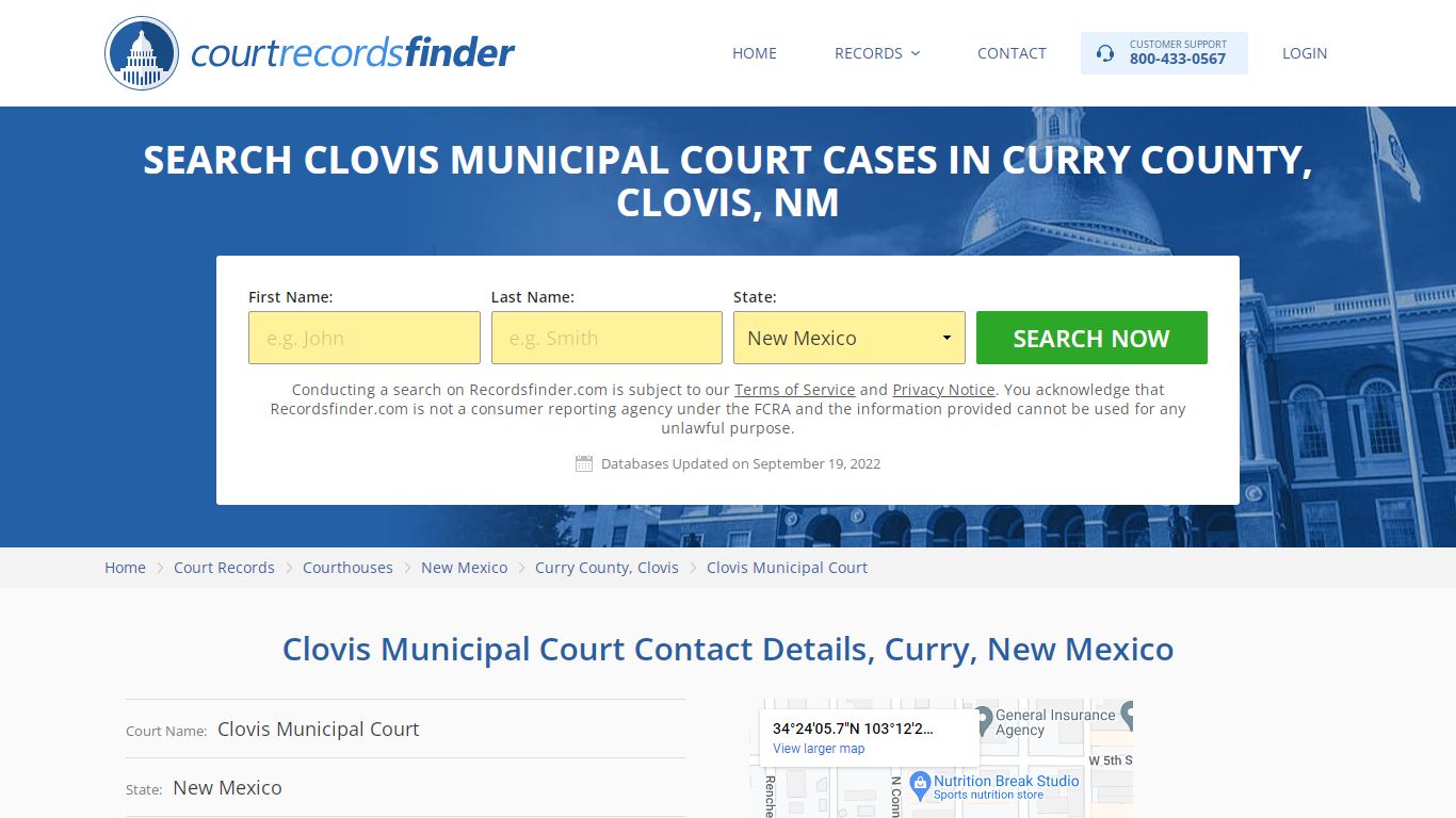 Clovis Municipal Court Case Search - Curry County, NM - RecordsFinder